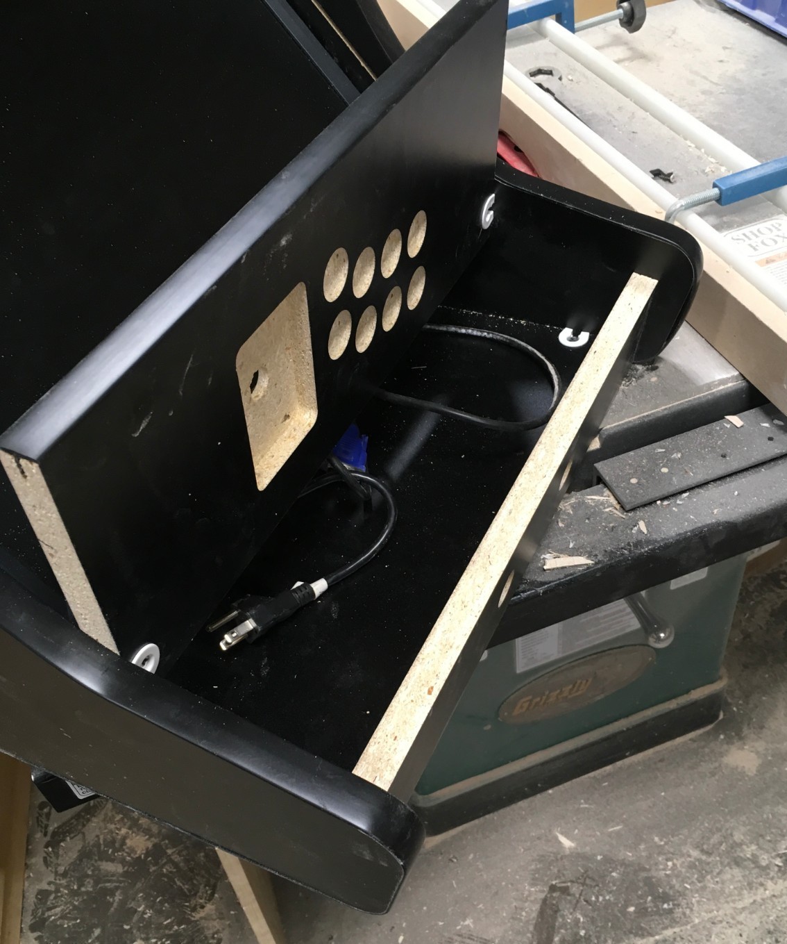 Bartop Arcade Cabinet Kit - Black, Easy Assembly hardware, Basic Kit 17.75" Wid