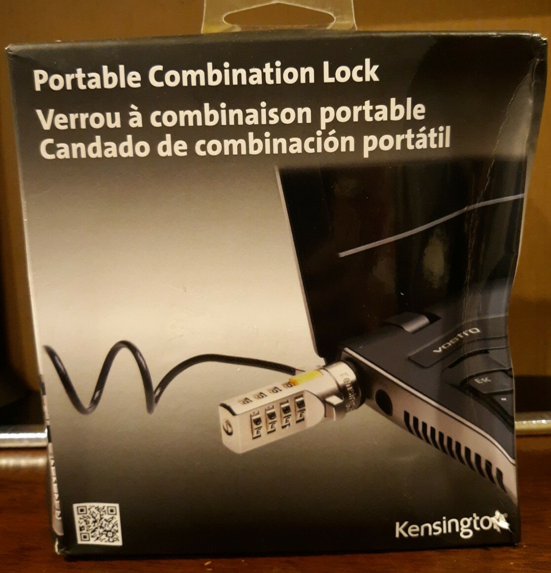 Kensington  Portable Combination Lock for Laptop (Read Details)