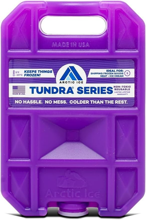 "Tundra Series Long Lasting Reusable Ice Pack - 5° Fahrenheit Cooling Point - ..