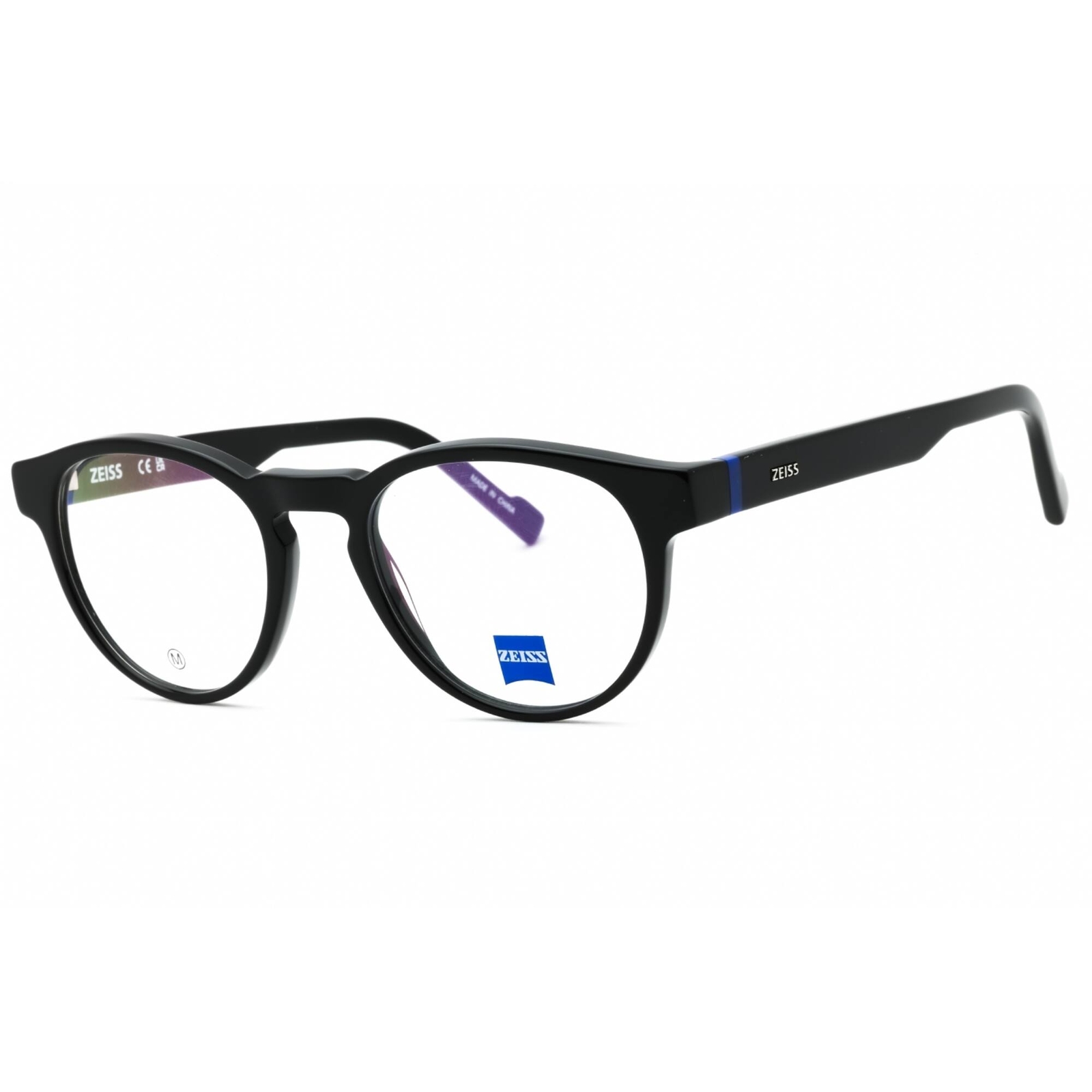 Zeiss Men's Eyeglasses Black Acetate Full Rim Frame Clear Demo Lens ZS23535 001