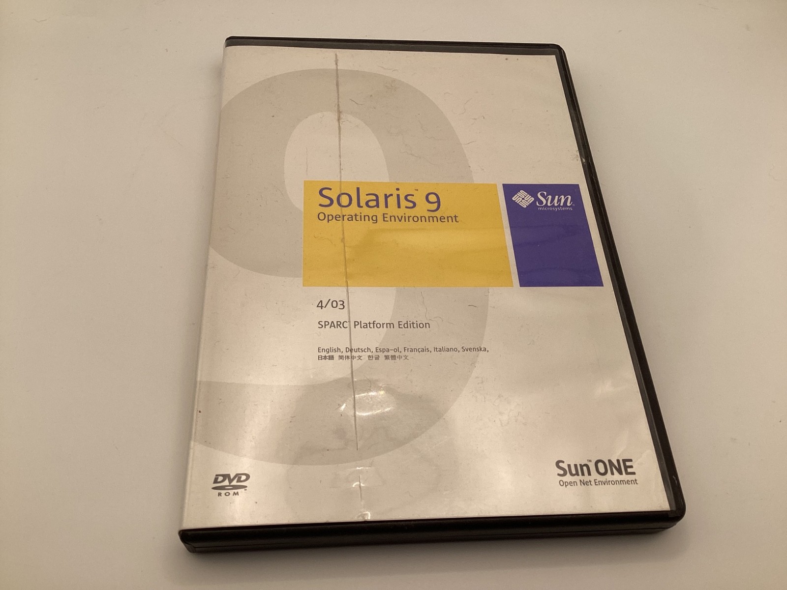 Sun Microsystems Solaris 9 Operating Environment DVD only