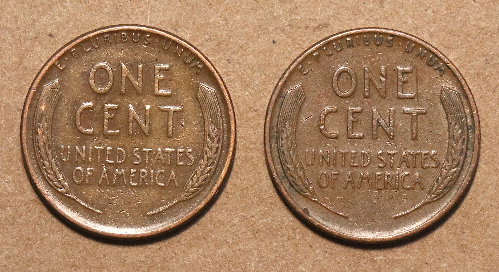 1946 PD Lincoln Wheat Cents VF