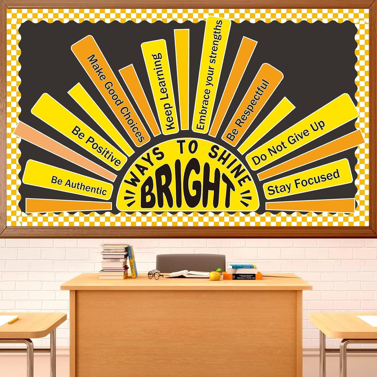 Summer Sunshine Motivational Bulletin Board Decoration Set Classroom Affirmation