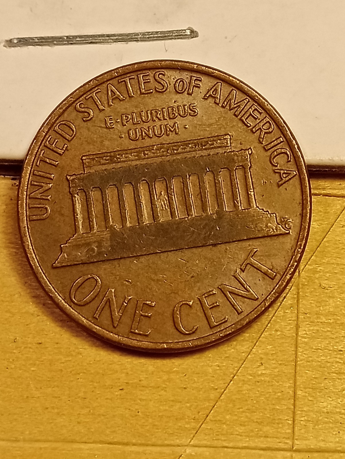 1978 Lincoln Cent Struck With Filled Die EF/BN