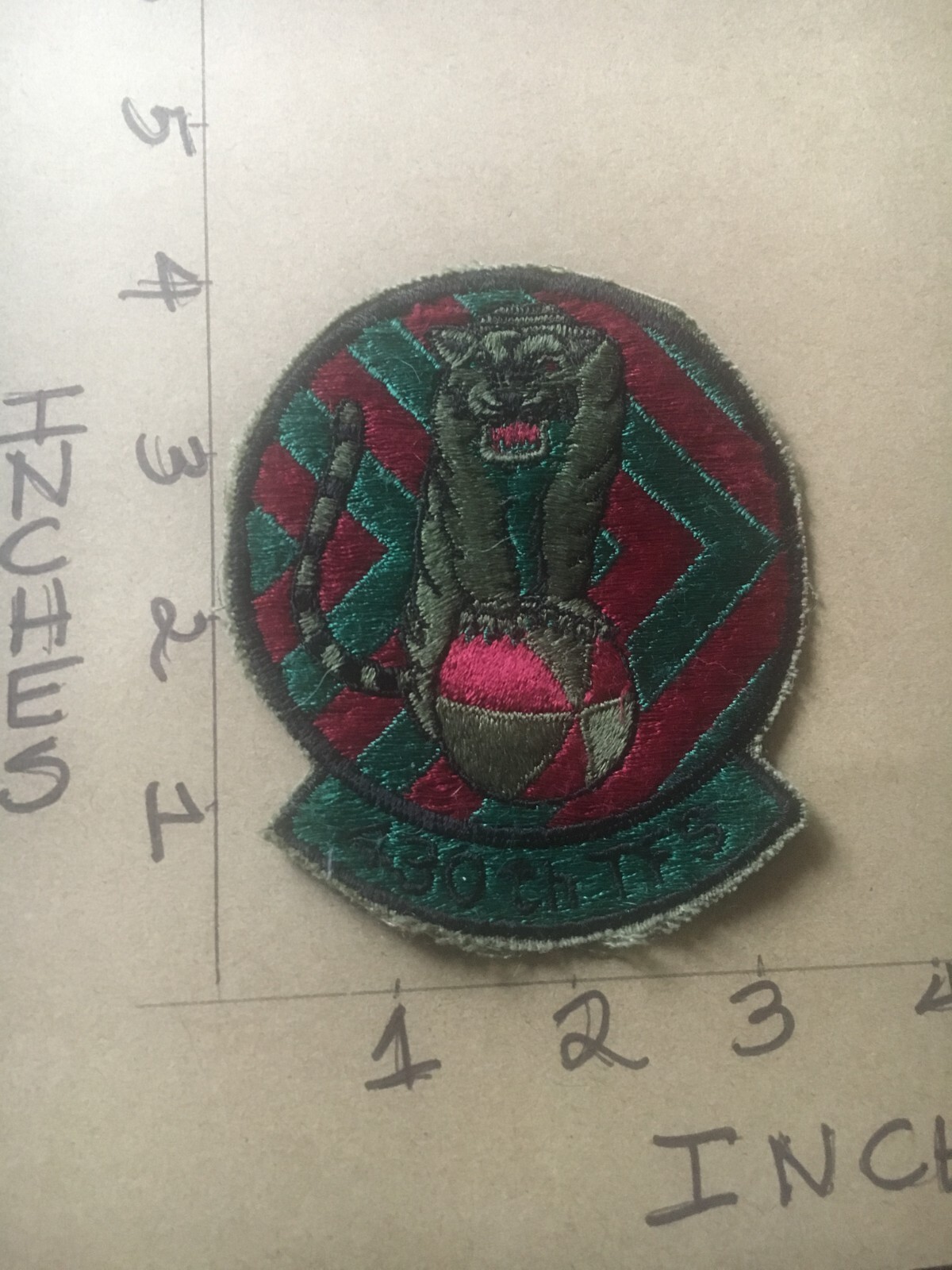 USAF 430th Tactical Fighter Squadron subdued patch 5/3/25
