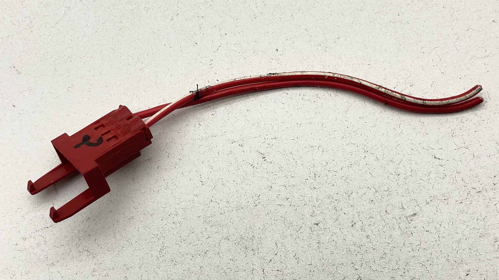 VW Audi Porsche Wiring Harness Plug Connector 2 Wire Pigtail OEM #4A0937530