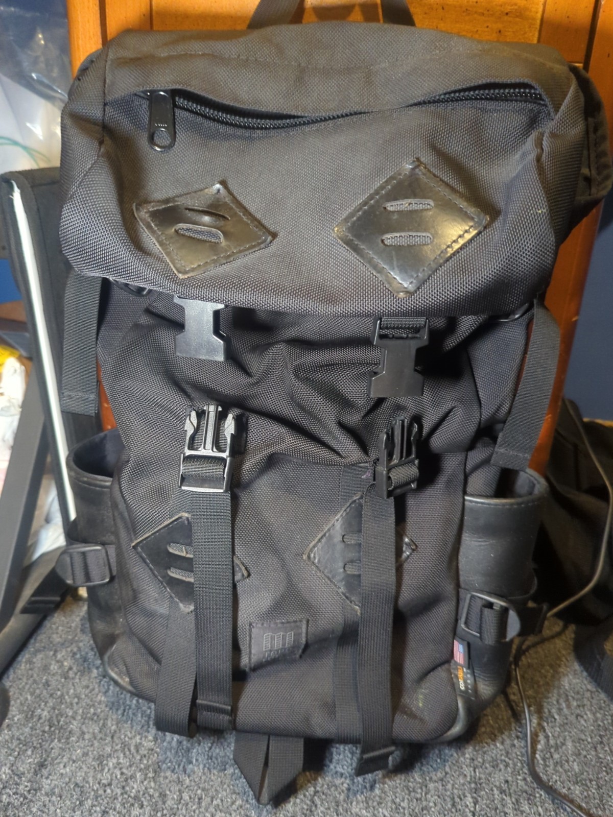 $200 TOPO DESIGNS LIMITED EDITION BALLASTIC & LEATHER KLETTERSACK BACK PACK RARE