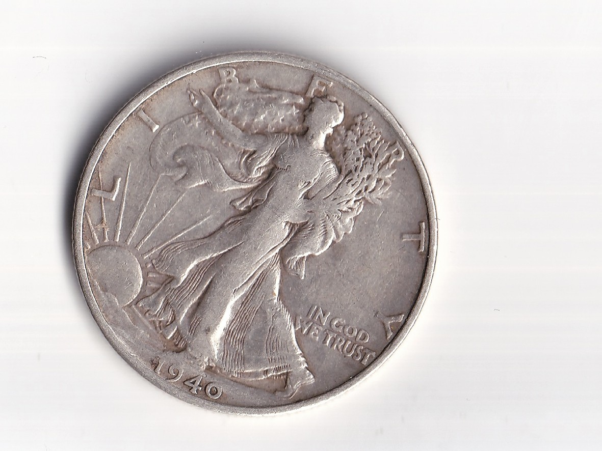 1940-S  Walking Liberty Half Dollar 90% Silver NO COMBINED SHIPPING