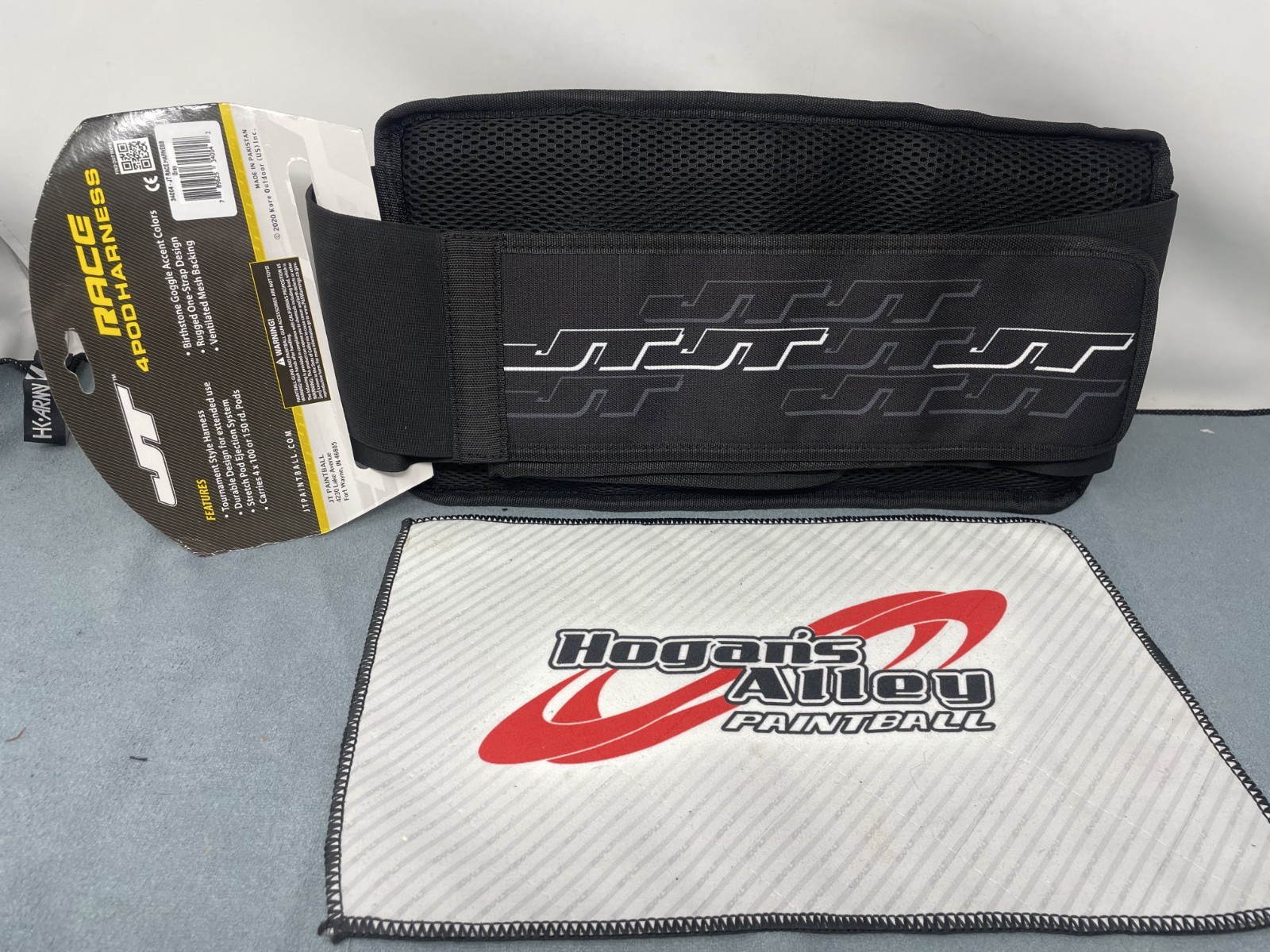 JT Race 4 Pod Paintball Pack/Harness (Gray)