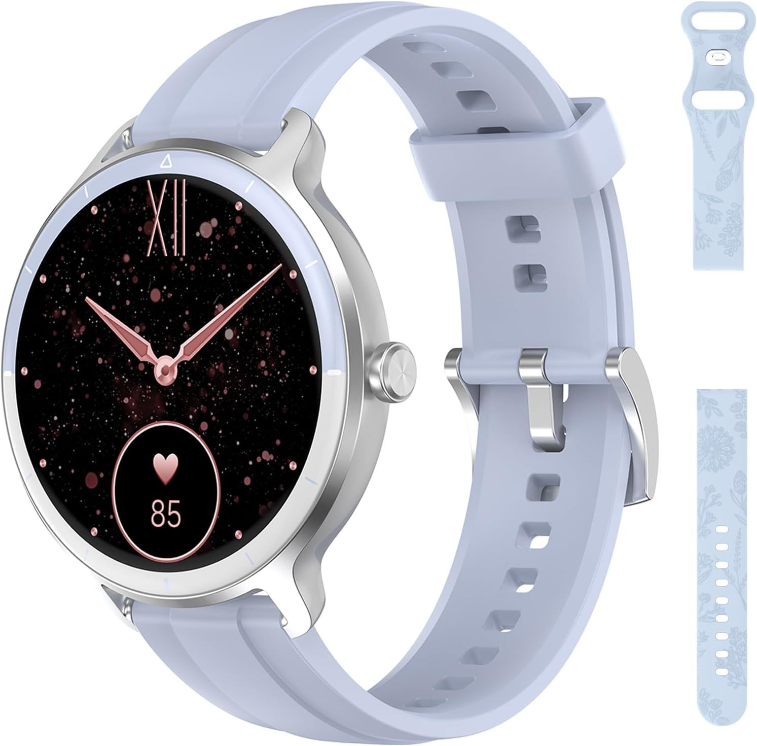 Smart Watches for Women Men 1.27" HD Fitness Tracker with Heart Rate/Sleep/Step/