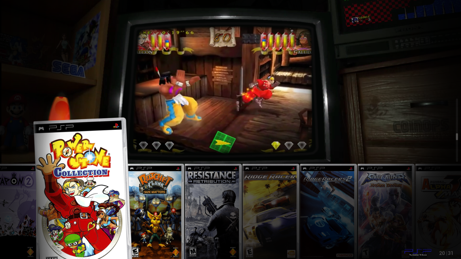 Retro-games system