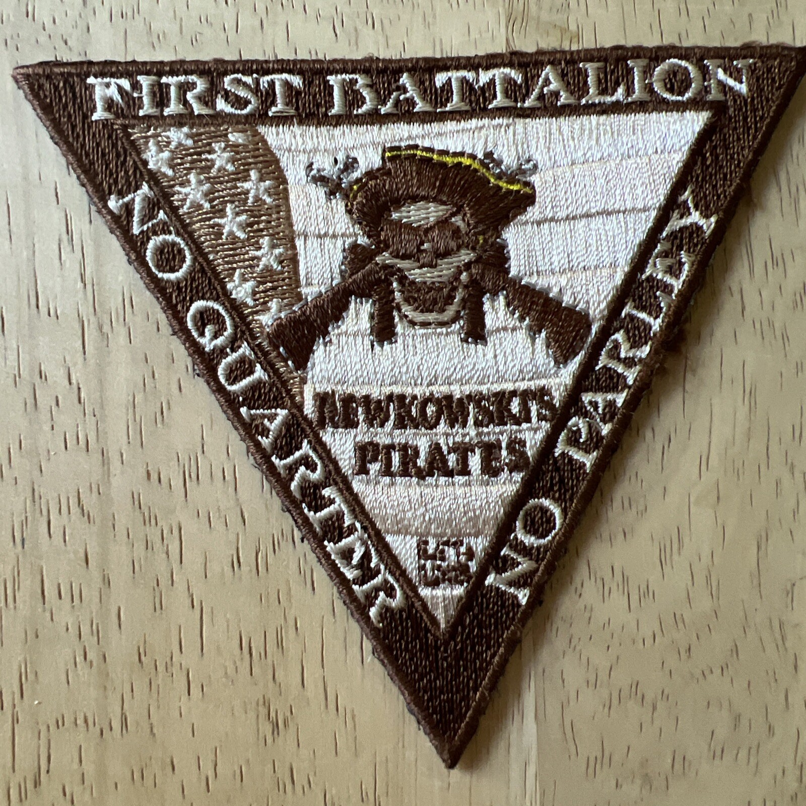 Vintage First Battalion No Quarter No Parley Newkowskis Pirates 🏴‍☠️ Patch