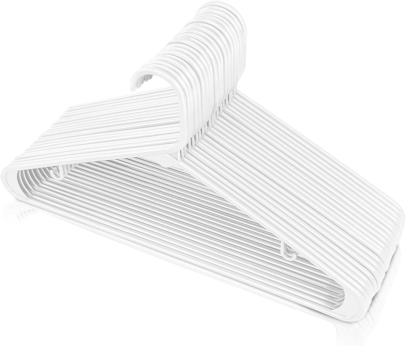 Utopia Home Plastic Hangers 20 Pack - Clothes Hanger with Hooks - Durable