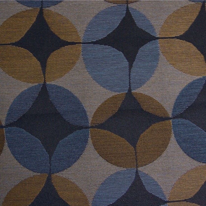 Maharam Venn Delta Blue Upholstery Fabric