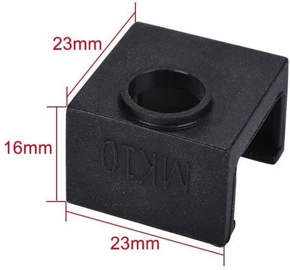 3pcs Silicone Hot End Sock MK10 Wanhao i3 Qidi Tech Flashforge Makerbot