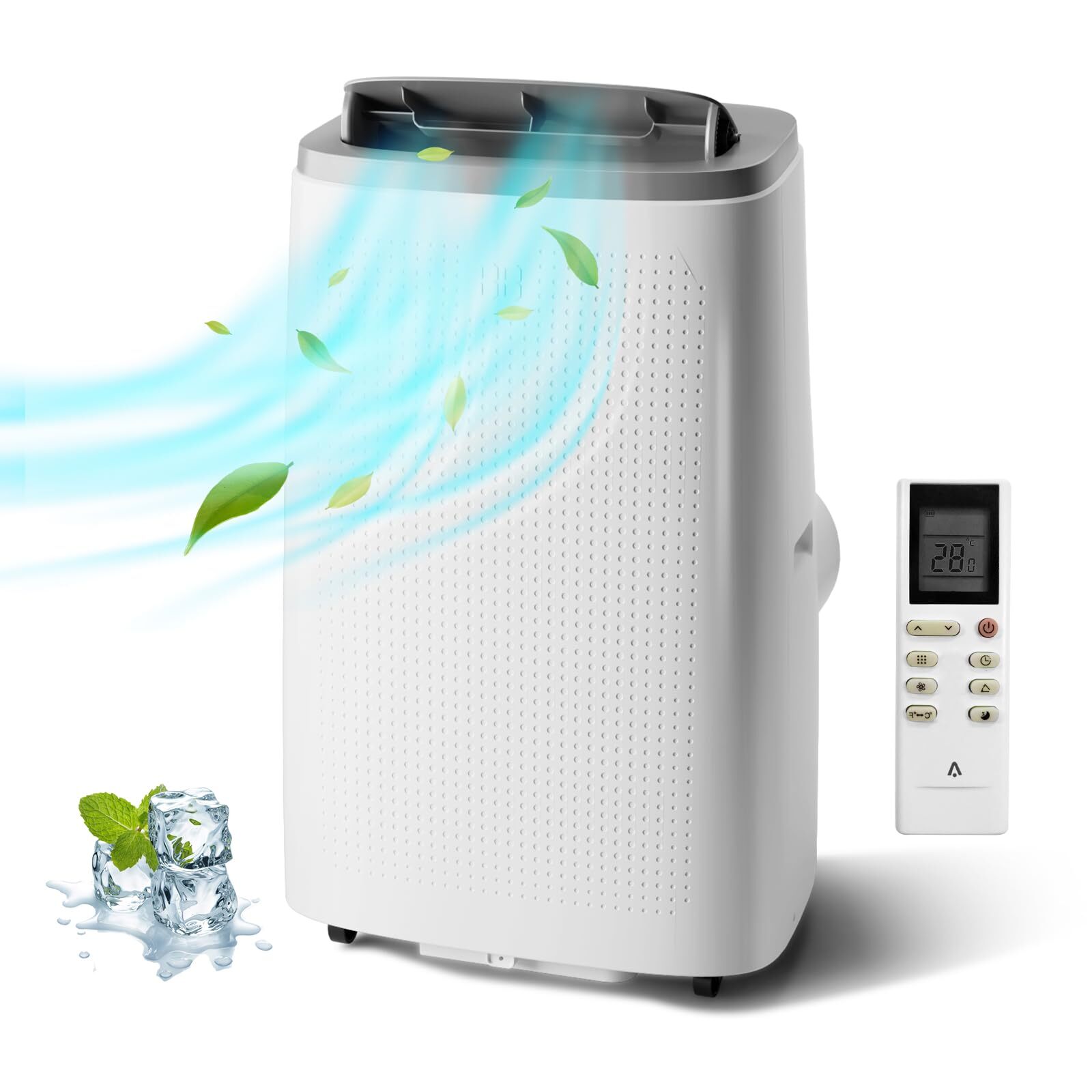 Portable Air Conditioners 14000 BTU 24H Timer Remote Control Sleep Mode AC Unit