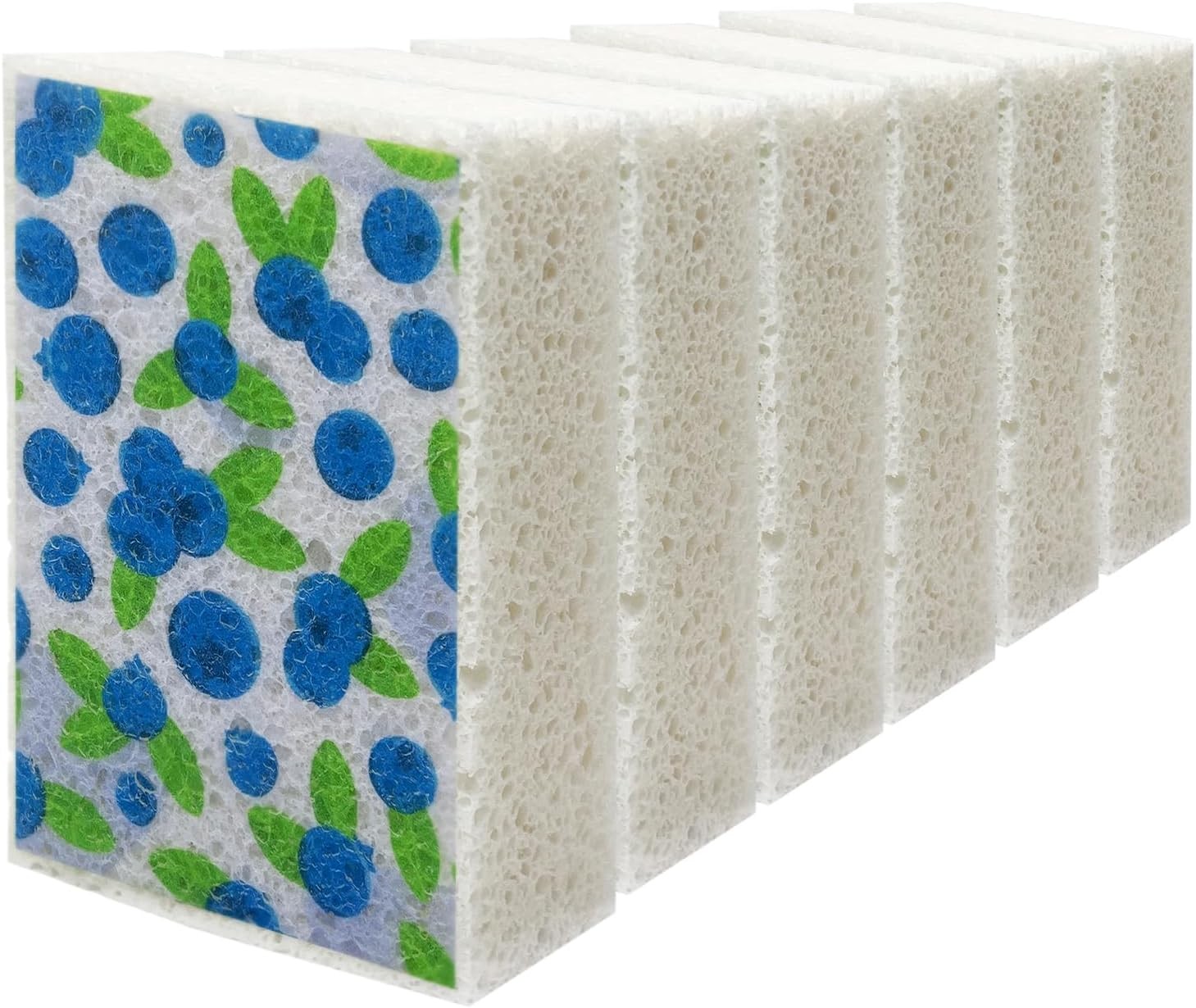 Scratch Scrub Spon, 6 Kitchen Spons for Cleaning Around the Home,