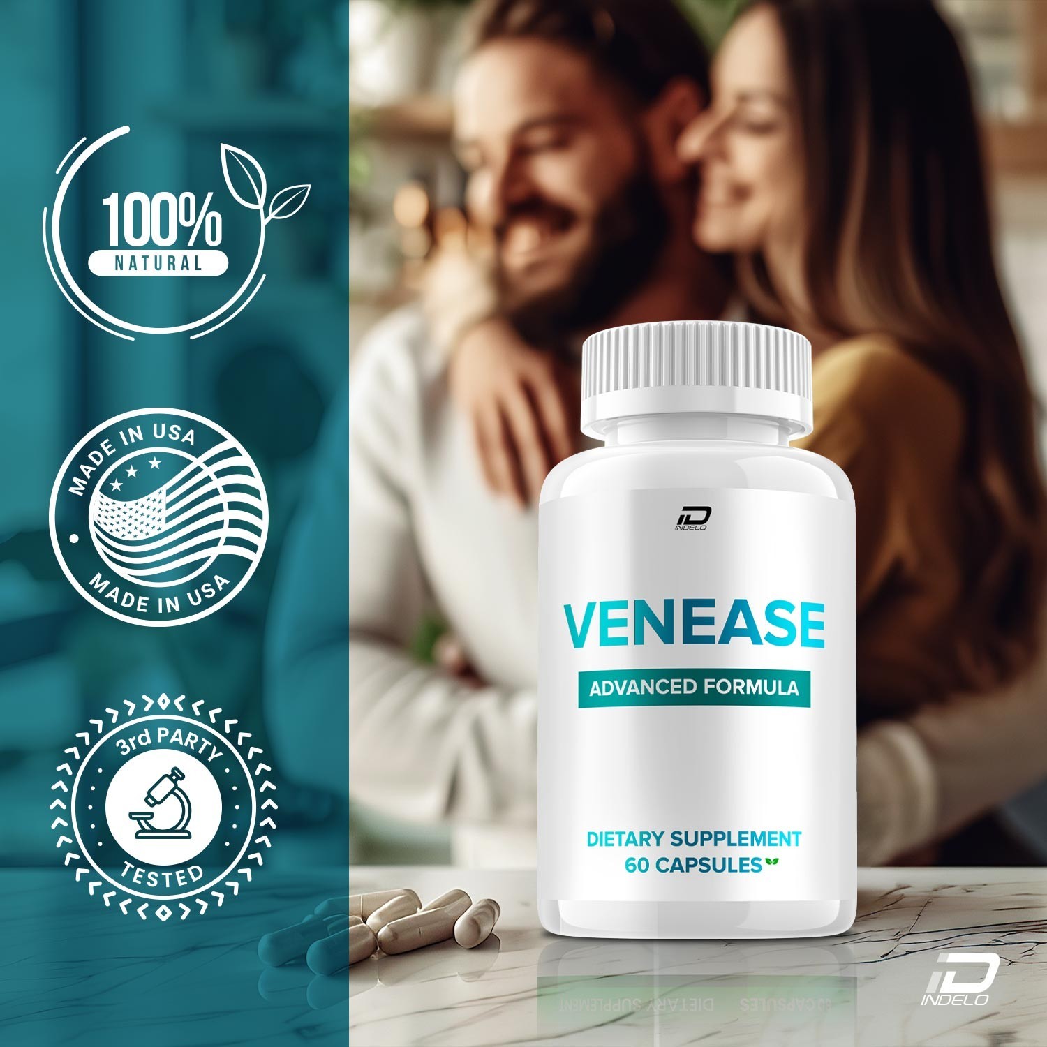 (3 Pack) Venease Capsules – Venease Natural Blend Glycogen Support