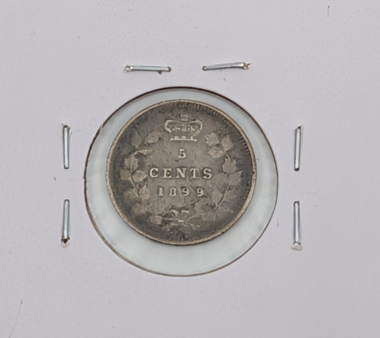 1899- Canada 5 Cents KM#2