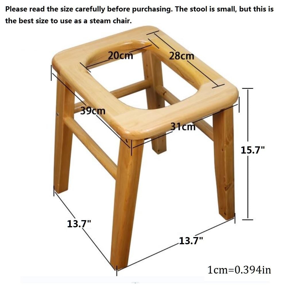 Wood Yoni Steaming Seat,Throne for V Steaming,V Steam Seat,with Four Legs Ste...