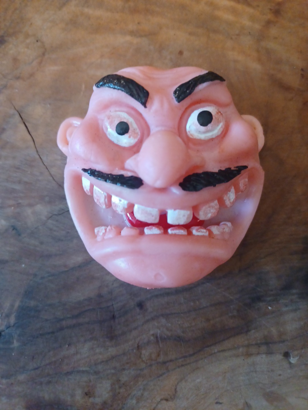 Vintage ANTHRAX NOT MAN Mascot Rubber Finger Puppet 1980s
