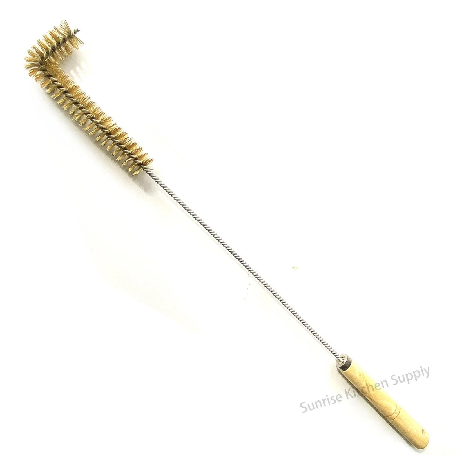 SUNRISE Fryer Brush with Long Handle (Brass)