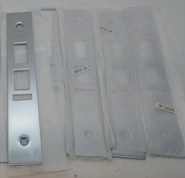 5x ONITY Faceplate, STD 626cm For Uniiversal Guest Room Mortise HT24/28. NEW. T3