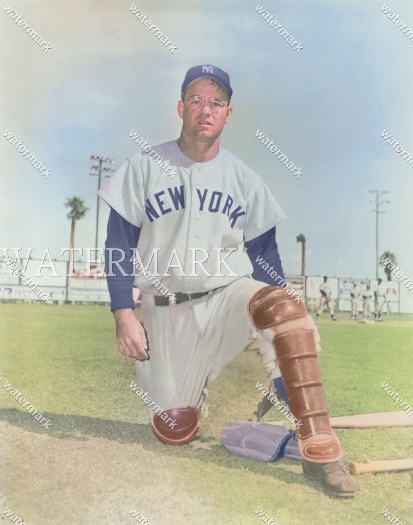 GO908 Clint Courtney NY Yankees 8x10 11x14 16x20 Colorized Photo