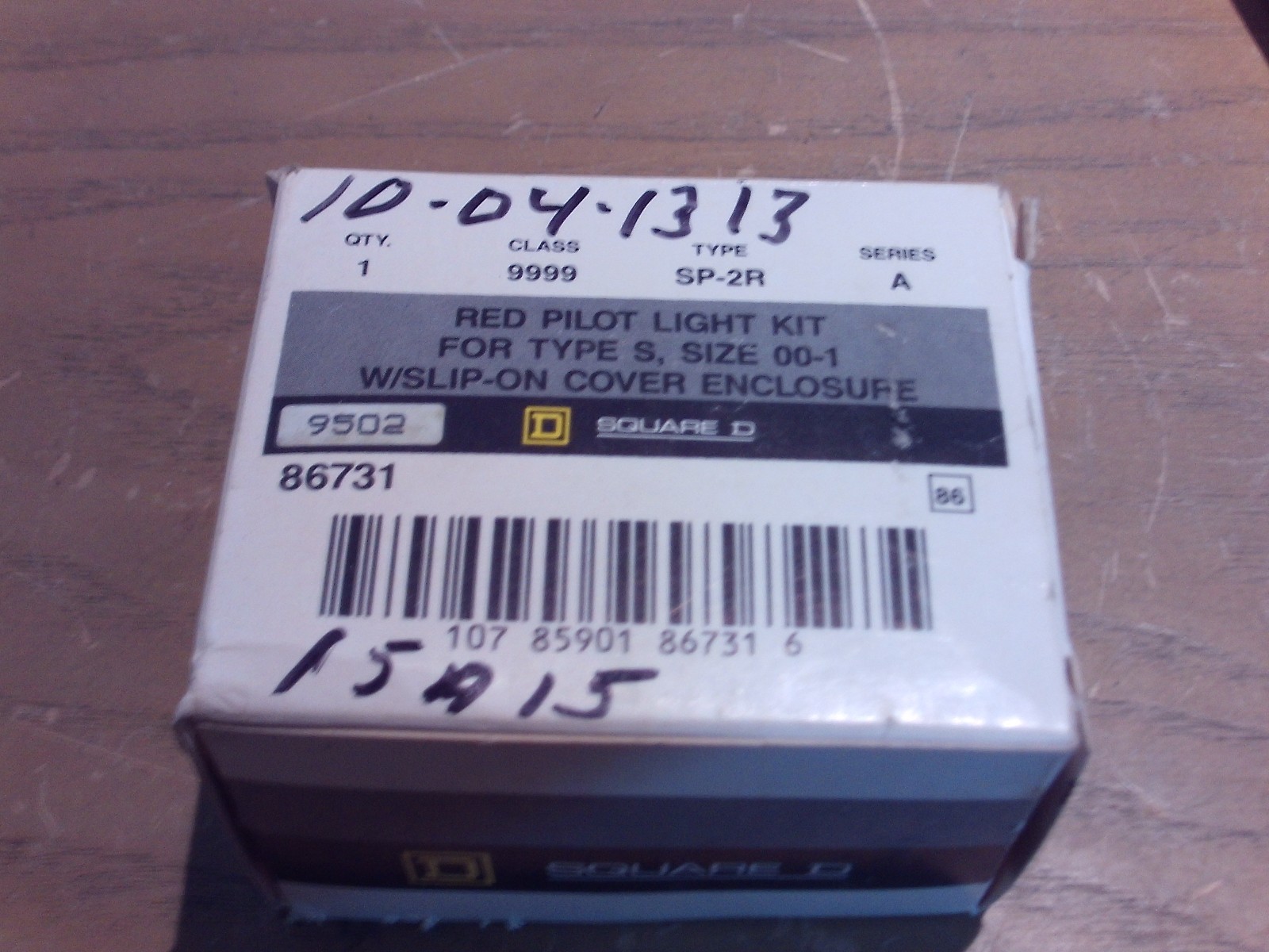 Square D SP-2R SP2R Red Pilot Light Kit #1J-1232-E2