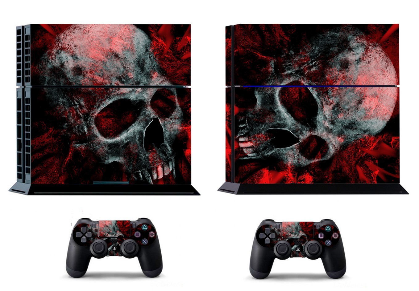 Skull 251 Vinly Skin Sticker for Sony PS4 PlayStation 4 and 2 controller skins