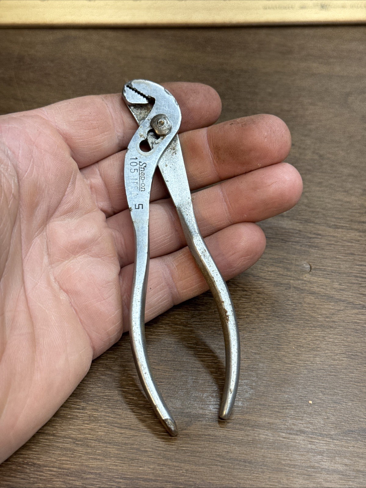 Snap-On 105 5" Slip-Joint Ignition Pliers Made in USA
