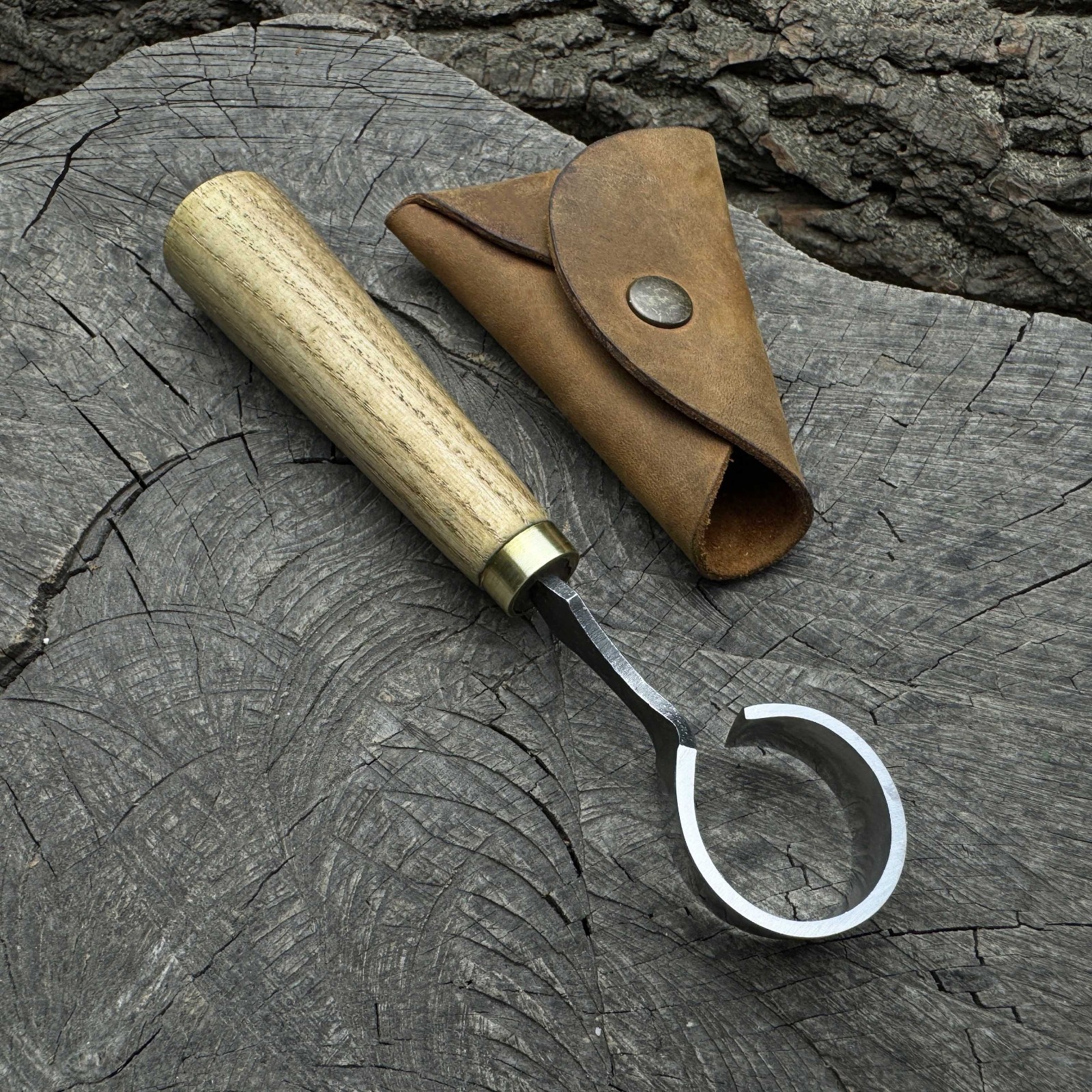 Spoon Carving Scorp Knife. Razor Sharp Blade. Wood Carving Tool for Beginners.