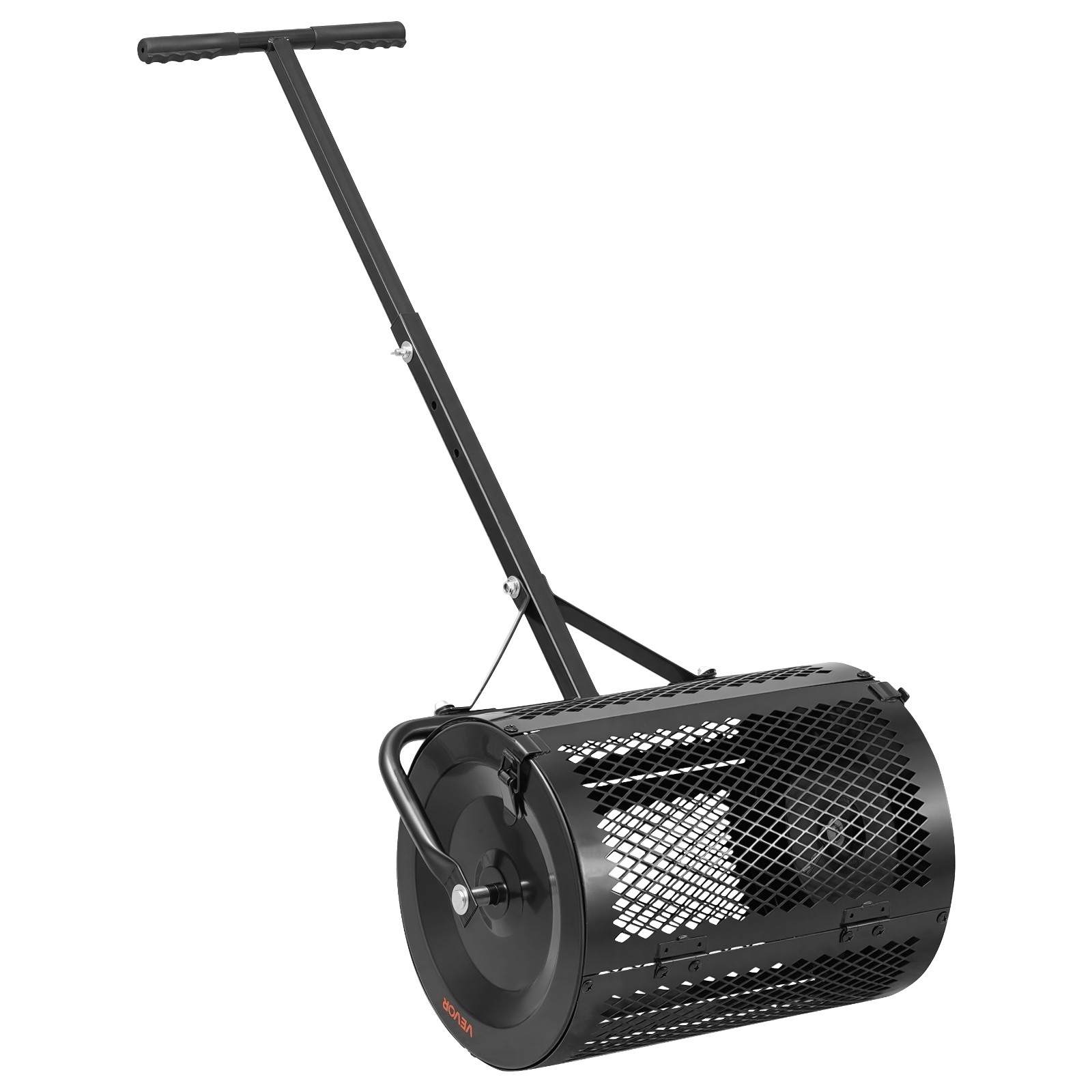 VEVOR Compost Spreader Peat Moss Spreader 16.5" with T-Shaped Handle for Yard