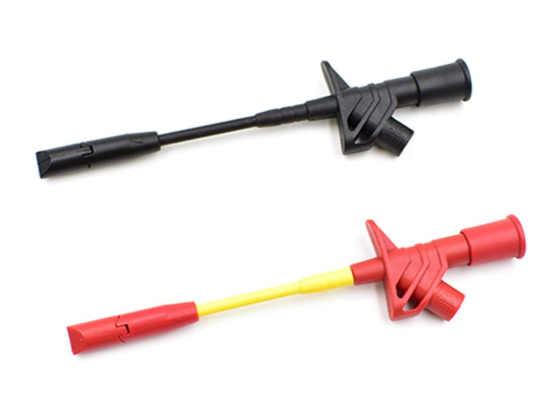 2Pcs Insulation Wire Piercing Probe Clip Test Lead Kit Multimeter Test Probes...