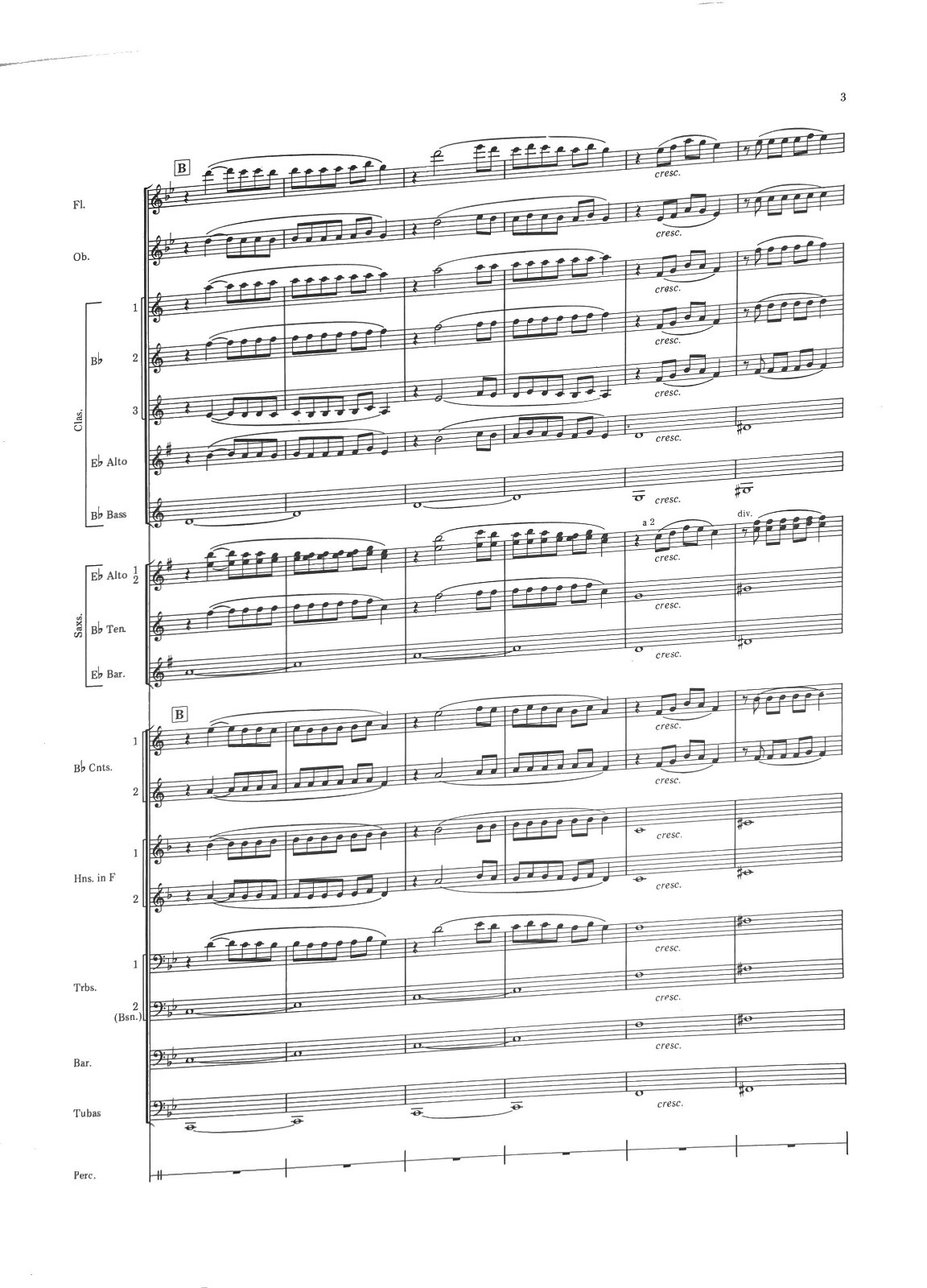 Clair De Lune for Band