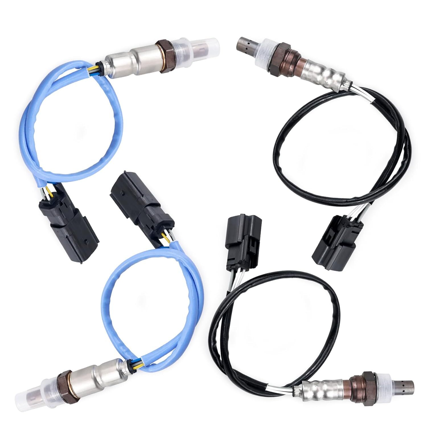 4PCS Oxygen Sensor Up+Downstream For 2013-2015 Ford Explorer Flex Taurus 3.5L V6