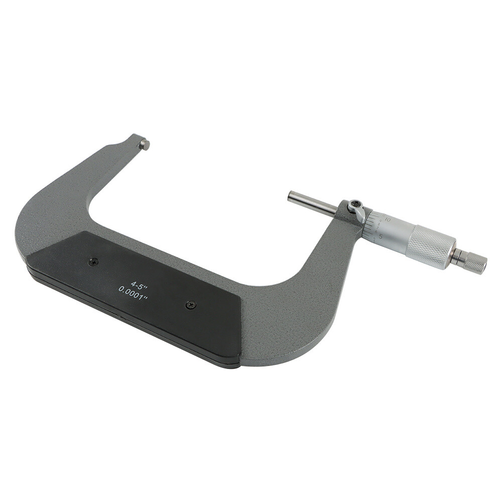 4-5" .0001" Carbide Tipped Precision Micrometer Outside Micrometer