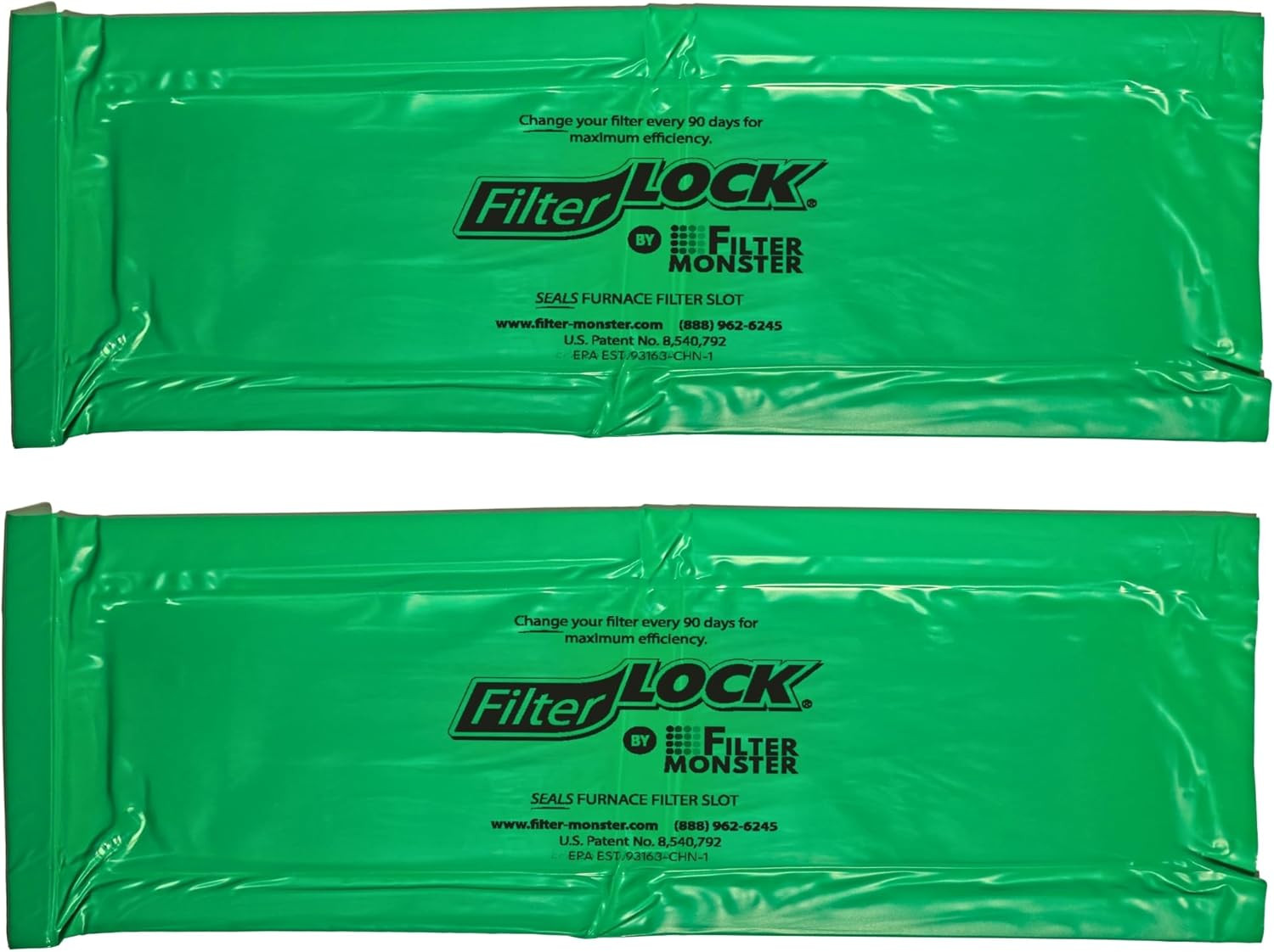 Filterlock Furnace Filter Slot Seal – Magnetic Seal Cover for Any 1” Furnace Fil