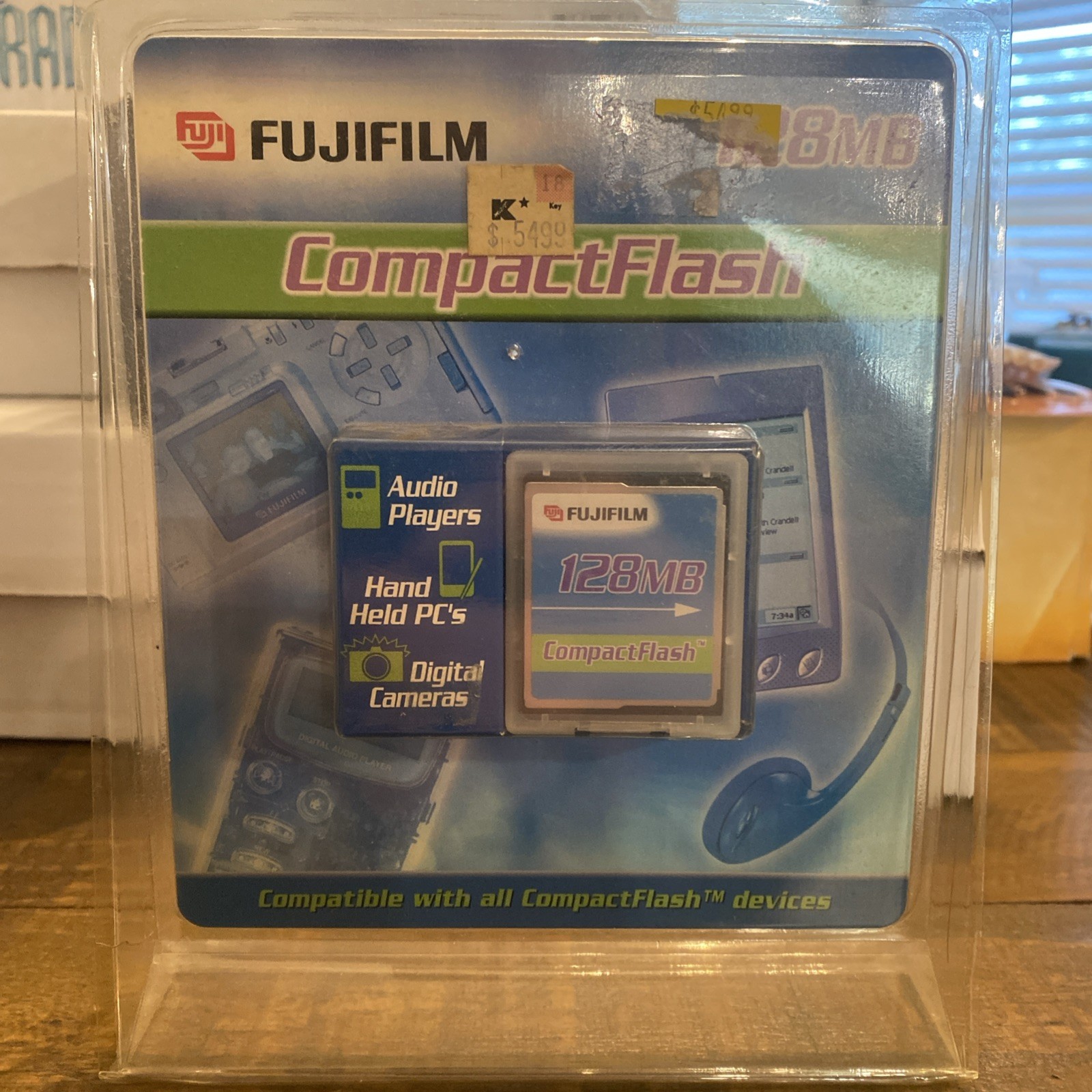 FujiFilm CompactFlash 128MB Memory Card for Audio Players & More! **NEW**