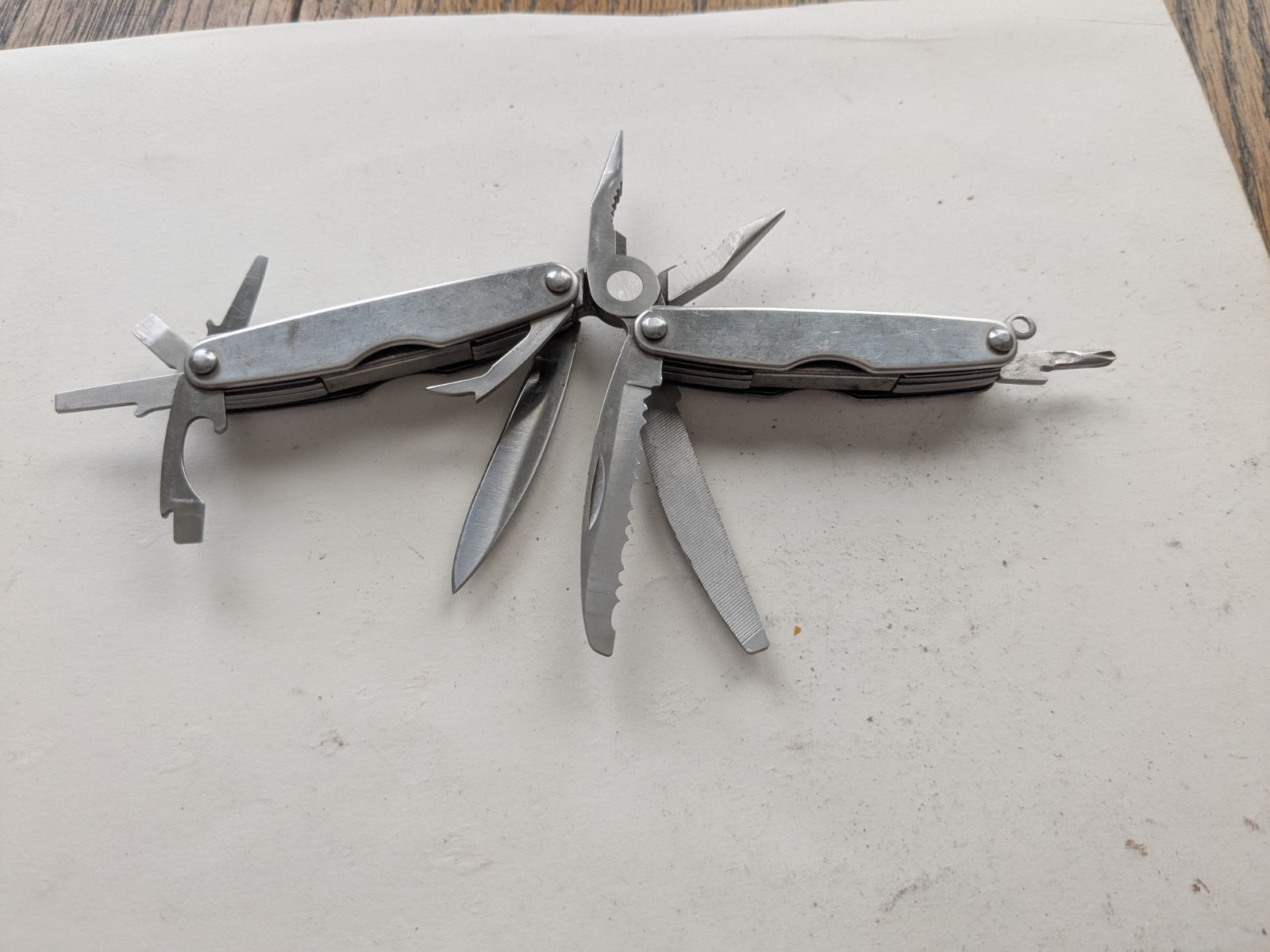 Multi Tool No Name Pliers Saw File Knife Screw Drivers