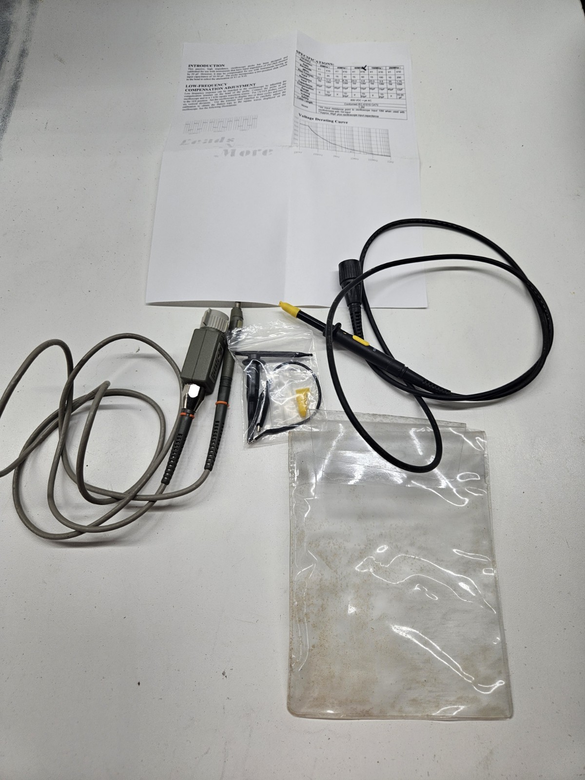 Tektronix Oscilloscope Tek P6137 10X 10MΩ 10.8pF 1.5M Probe, One Misc 60 Mhz X10