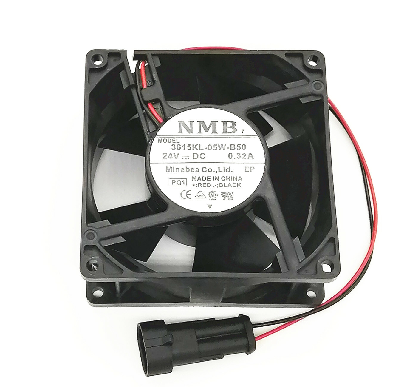 ABB Inverter ACS800 Waterproof Fan NMB 3615-KL-05W-B50 PQ1 24V 0.32A 9238 9CM