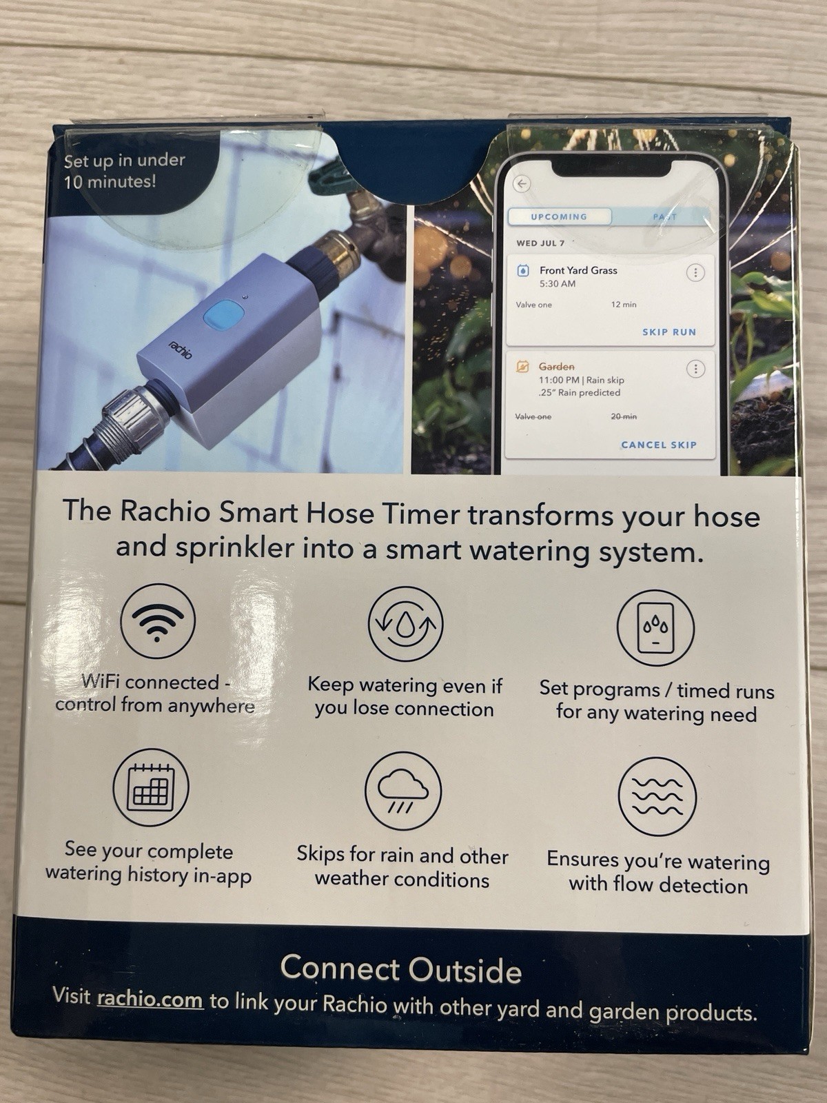 Rachio Smart Hose Timer Valve, WiFi Hub Bundle,
