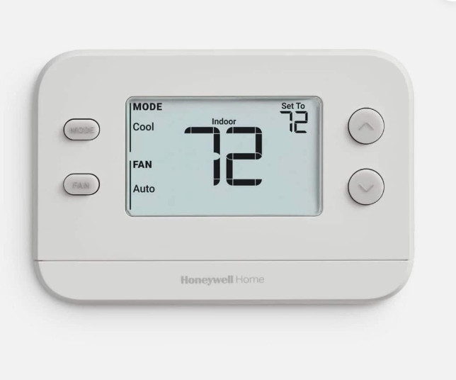 Honeywell Thermostat X1N Digital Non-Programmable Thermostat White(thermos only)
