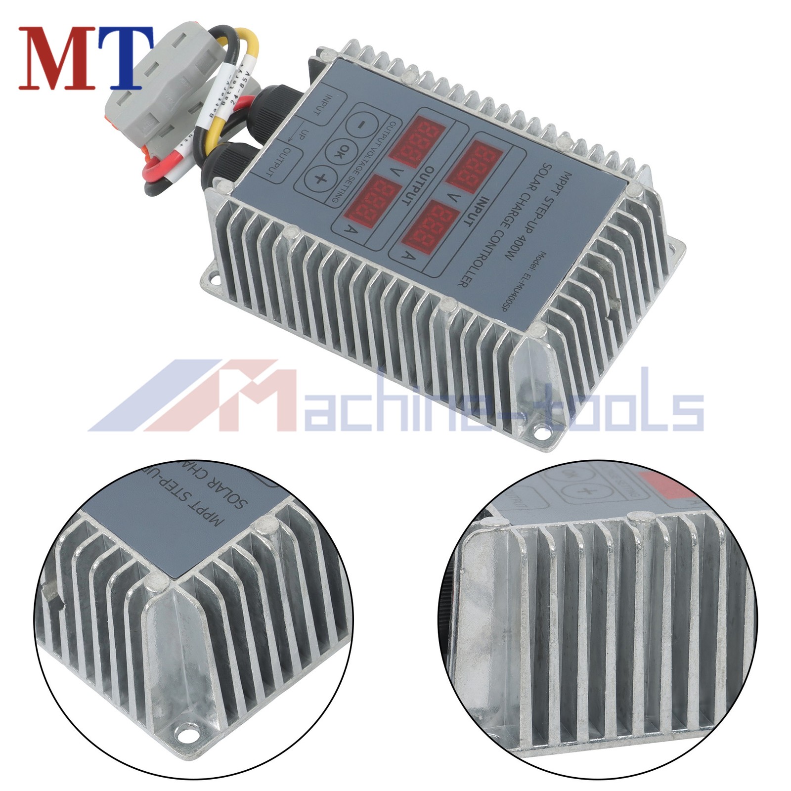 400W MPPT Boost Controller Solar 24V-85V Voltage Regulator Waterproof LED