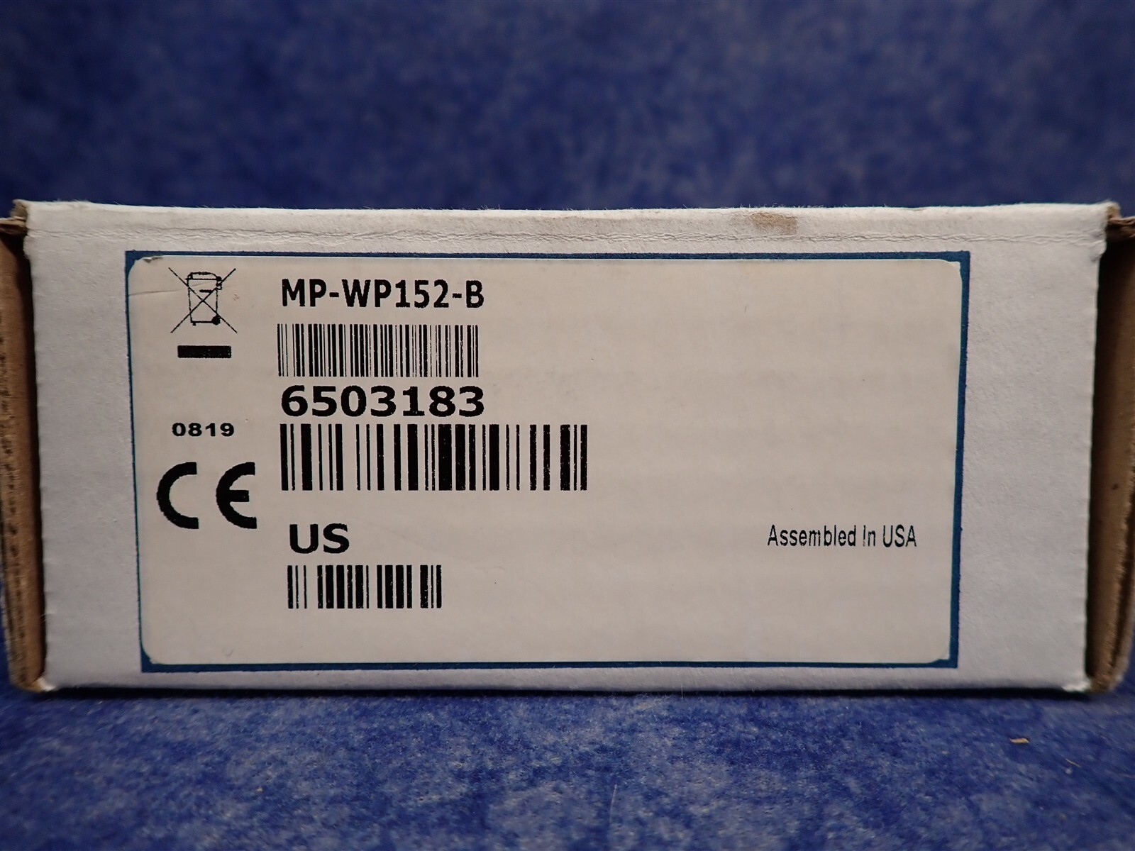 Crestron MP-WP152-B Media Presentation Wall Plate HDMI, Black (G66)