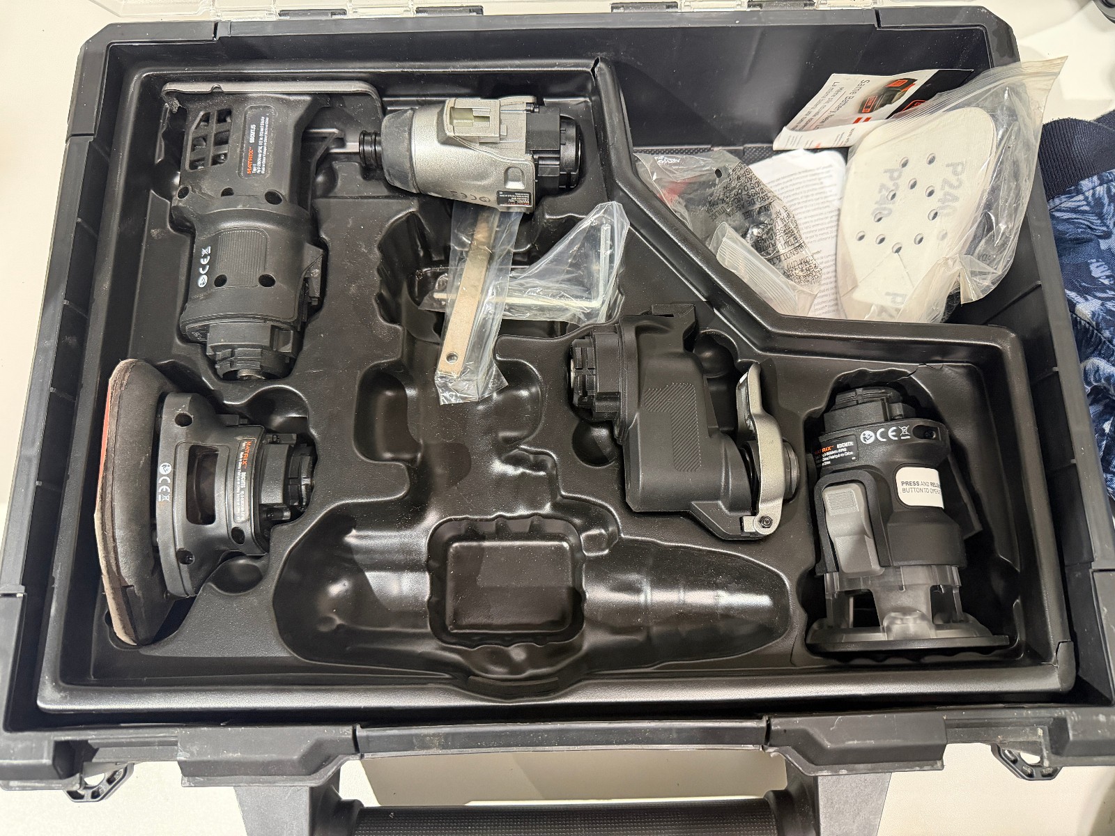 BLACK+DECKER Matrix 20V Max* 5-Tool Combo Kit With Case - PLEASE LOOK NO MAIN