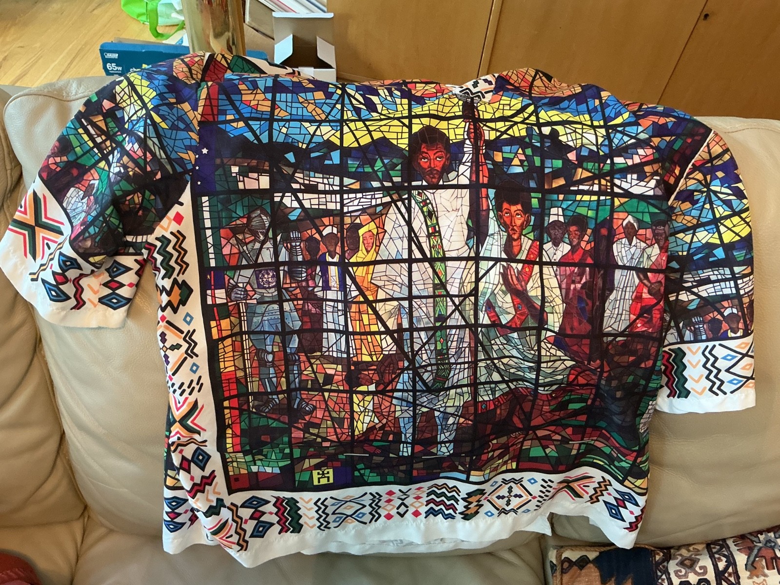 Color African Shirt, Possibly Ethiopian