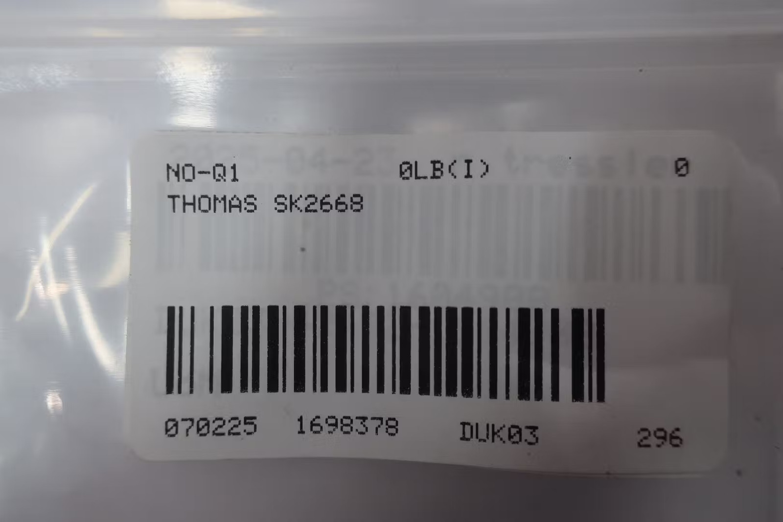 Thomas SK2668 Rebuild Kit