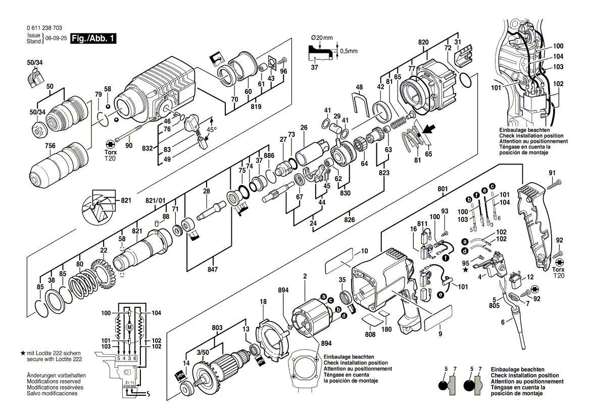 New Bosch 1617328026 Suppression Filter